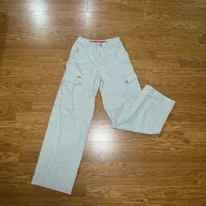 Cream cargo pants